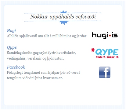 Firefox mælir með hugi.is