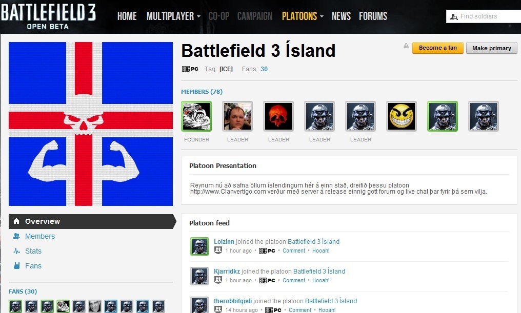 Battlefield 3 Ísland