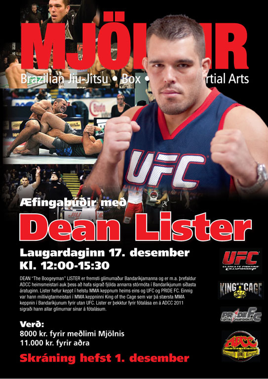 DEAN LISTER kemur til Íslands!