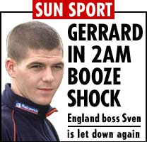 Steven Gerrard segir "SKÁL"!