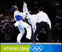 Úrslitin frá OL 2004 í Taekwondo