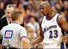 Michael Jordan gengur illa .....