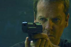 Ætli Kiefer/Jack Bauer sé góður skotmaður.. ?!