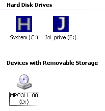 Favicon á harða diska í WinXP