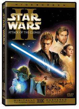 Attack of the Clones DVD diskurinn