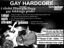 Gay Pride Hardcore tónleikar!