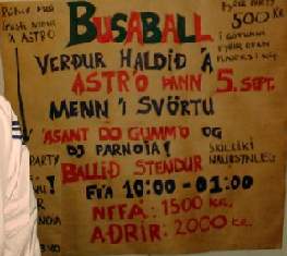 Frábært busaball FÁ =)
