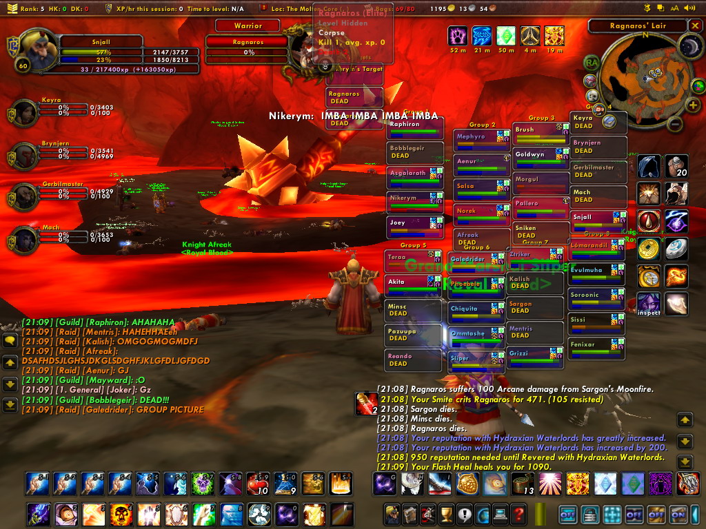 Ragnaros dead