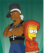 50 cent og Bart Simpson