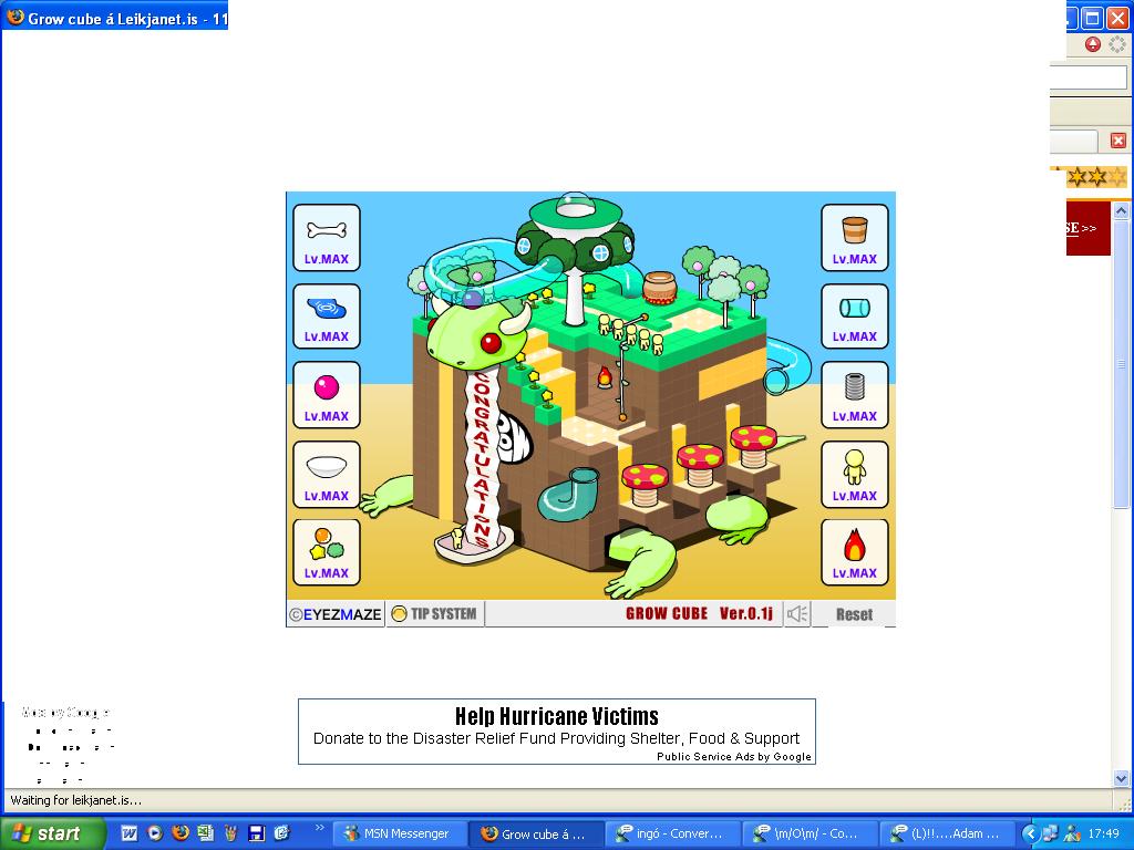 Grow cube!