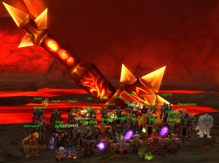 Ragnaros down by Just a delusion :P