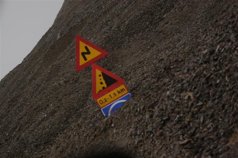 varúð grjót hrun