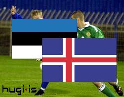 Eistland vann Ísland í Snjóbolta!