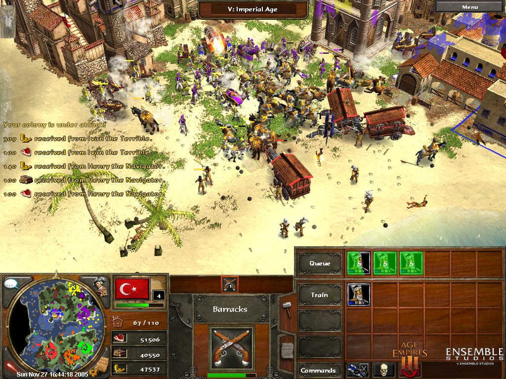 árás age of empires 3