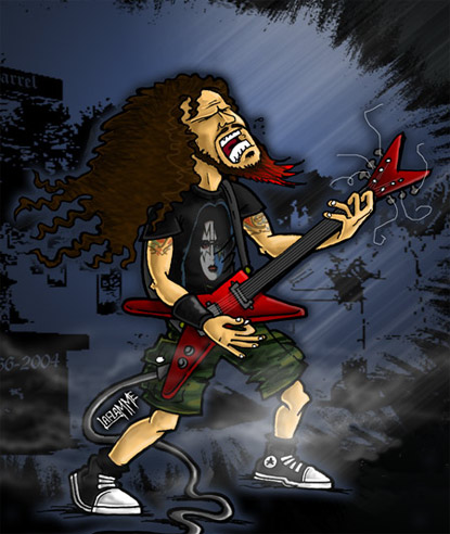teikning af darrel dimebag