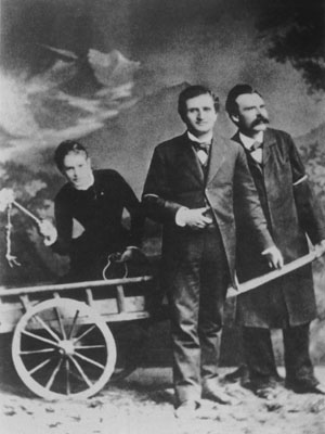Nietzsche & Rée spenntir við léttivagn