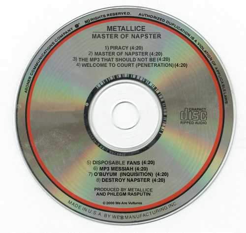Mettallica og napster