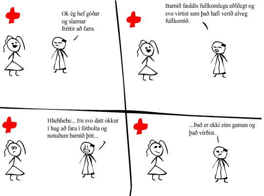 Á sjúkrahúsinu