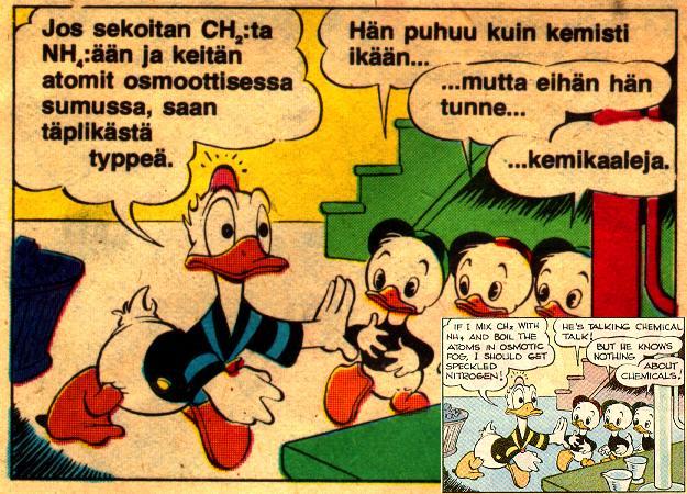 Donald Duck á finnsku(held ég)!