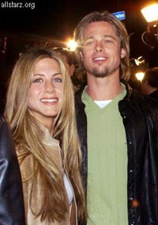 Jennifer Aniston og Brad Pitt