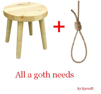 All a goth needs