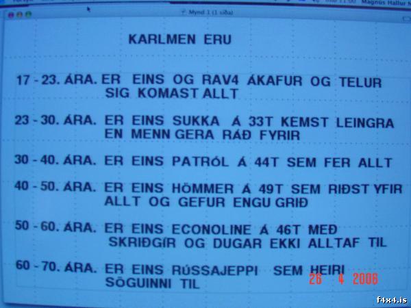 Karlmenn Eru eins og