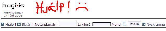 Hjálp :(