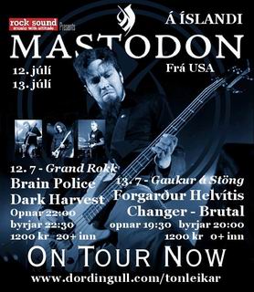 M A S T O D O N live í Reykjavík 12. og 13. júlí