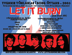 LET IT BURN (New Jersey, USA)
