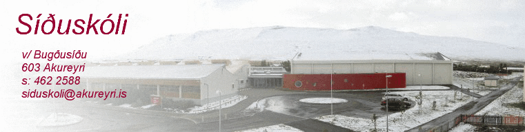Hugi.is - Skóli - Myndir - Síðuskóli á Akureyri