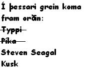 Hermikráku greinin mín.