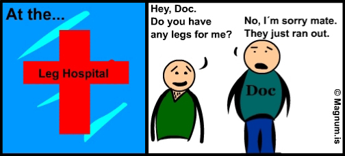 The leg hospital