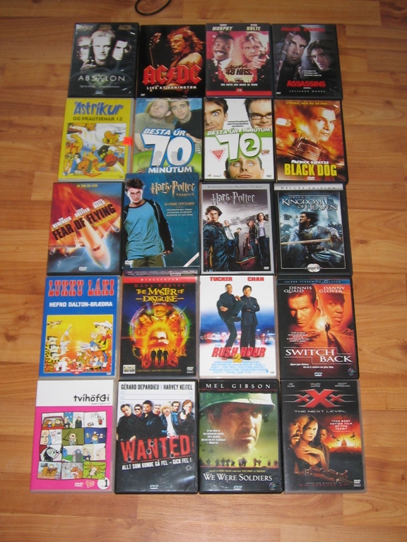 Minnsta DVD safn...
