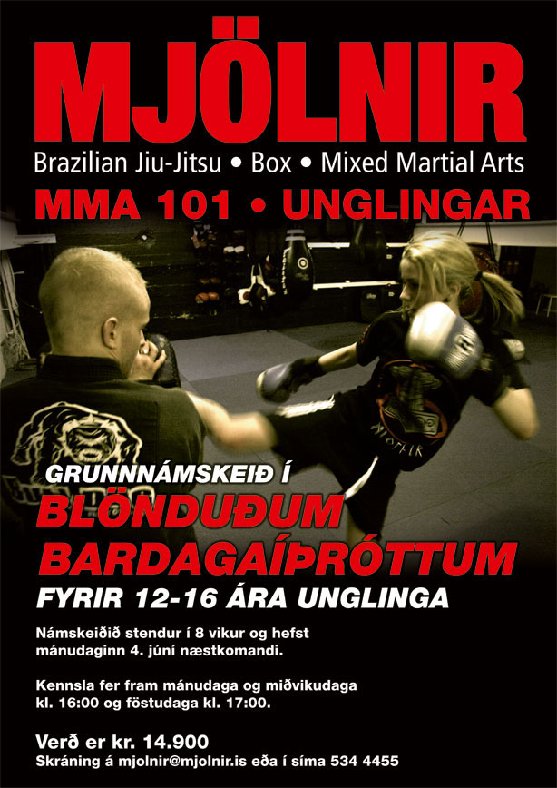 MMA 101 fyrir unglinga 12-16 ára