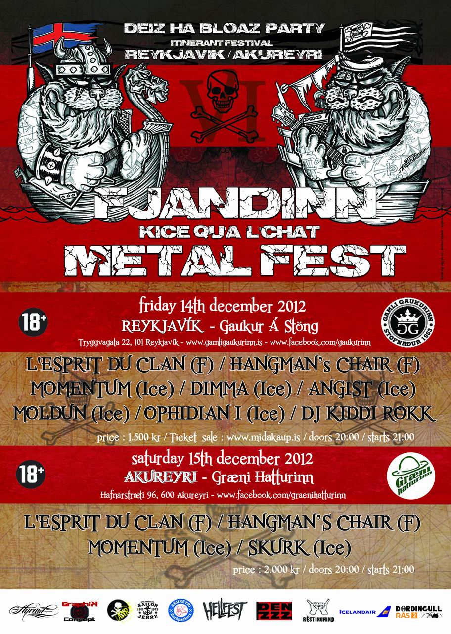 Fjandinn Metal Fest - 14. og 15. des 2012