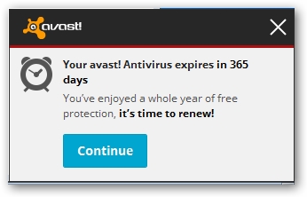 Your avast! antivirus expires villa